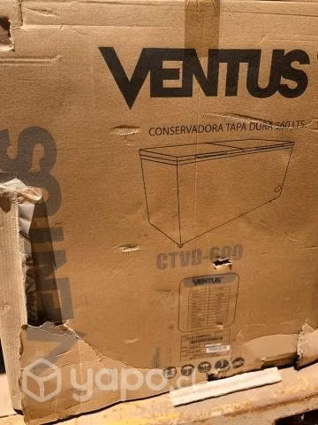 Congelador VENTUS Tapa Sólida CTVD-600