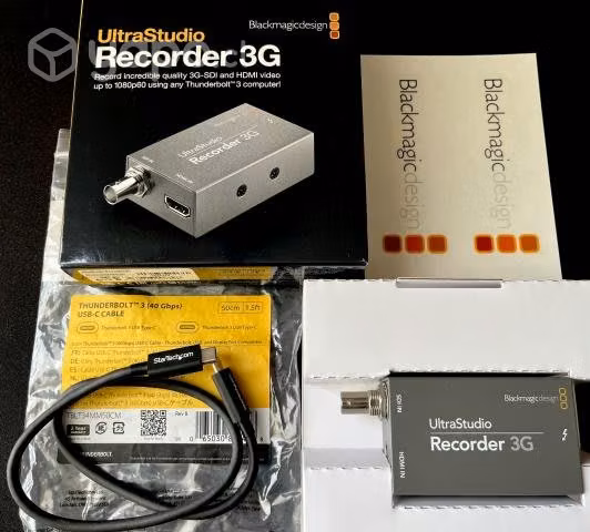 BLACKMAGIC RECORDER 3G / con cable THUNDERBOLT