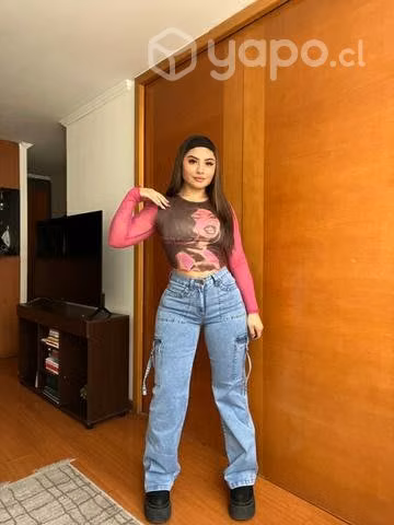 Pantalón tiro alto
