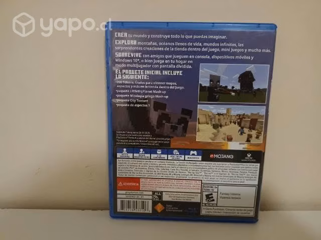 Minecraft para play station 4