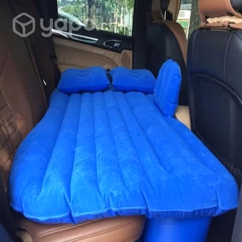 Colchón inflable para auto inflador 12v y 2 almoha
