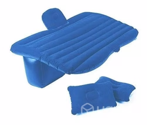 Colchón inflable para auto inflador 12v y 2 almoha
