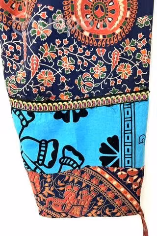 Pantalón Hindú Con Bolsillo Talla L/xl Azul Y Otro