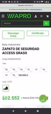 Bototos de seguridad access graso
