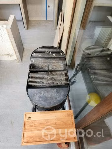 Parrilla a carbon