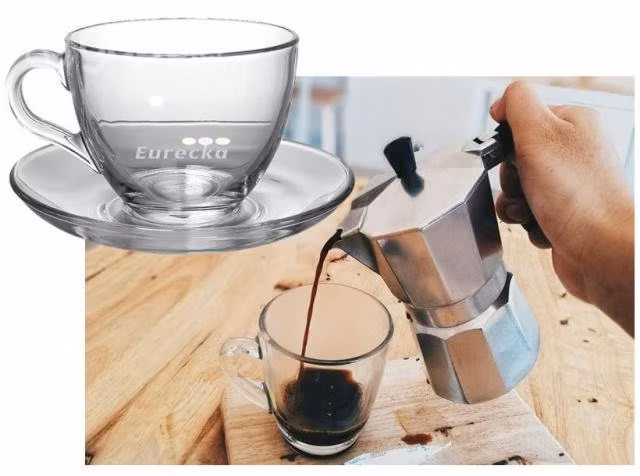 Esta taza es ideal para tomar una taza de café fre