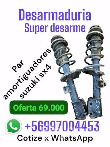 Par de amortiguadores Suzuki sx4