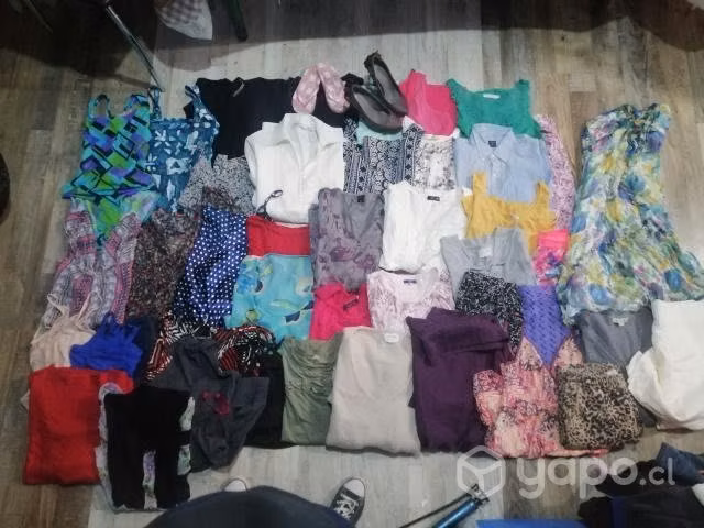 Lote 100 prendas mujer mas bolsa ropa. - Imagen 4