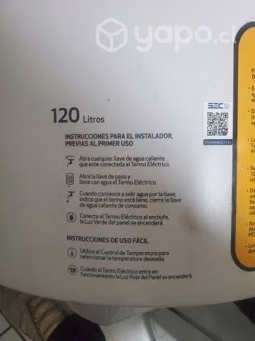 Thermo electrico Splendid 120 lts - Imagen 2
