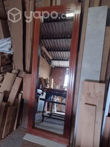 Marco espejo de madera