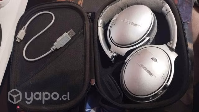 Bose quietcomfort 35 silver con detalle