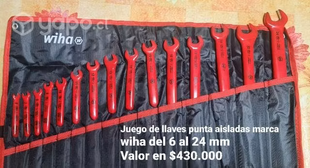 Juego de llaves punta aisladas wiha