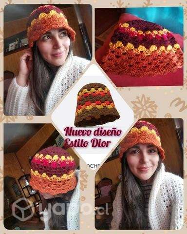 Bucket hat 100 %hecho a mano - Imagen 2