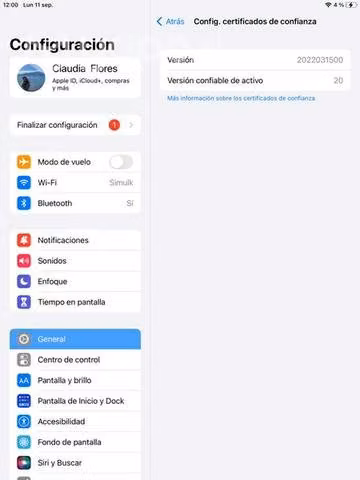 IPAD 6ta generación 32gb