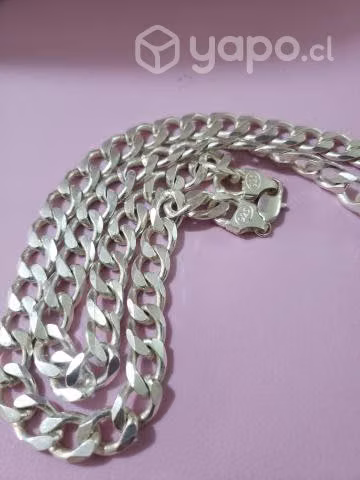 Cadena grande de plata ley 925