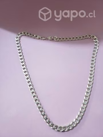 Cadena grande de plata ley 925