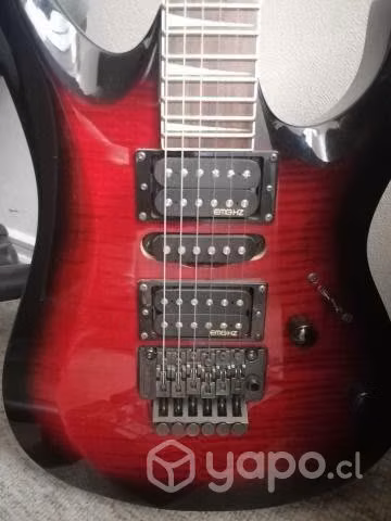 Guitarra+ pedalera + amplificador