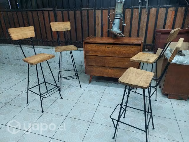 Sillas, bancas, para bar ,encimera o mesa ,quincho