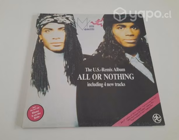 Vinilo Milli Vaniili "The US Remix Album" 1989