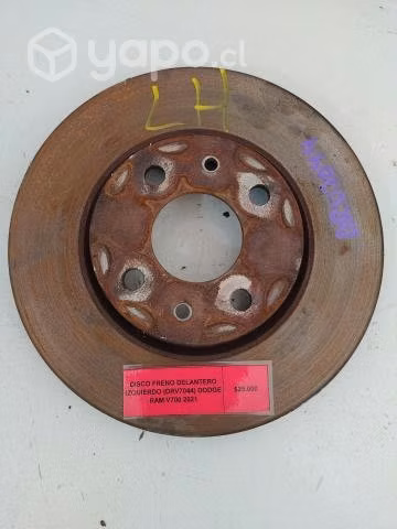 Disco Freno Delantero Izq Dodge Ram V700 2021