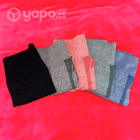 Calzas tipo short deportivas con push up
