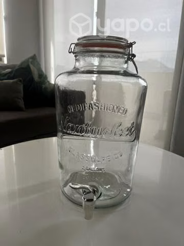 Dispensador de agua de vidrio