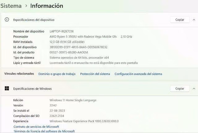 Notebook Acer aspire 3 - Imagen 2