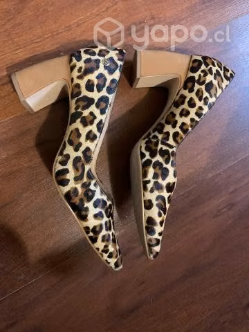 Zapatos Pollini 100% cuero animal print - Imagen 4