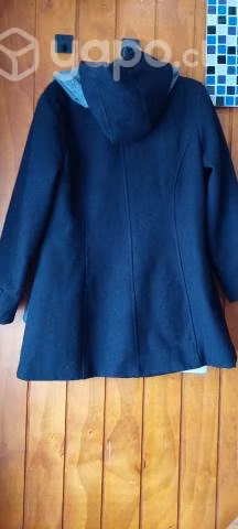 Abrigo negro talla S incluye bufanda