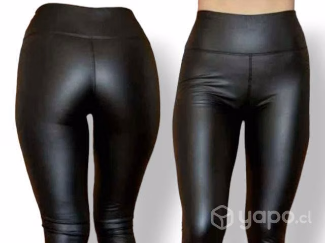 Calzas leggings ecocuero