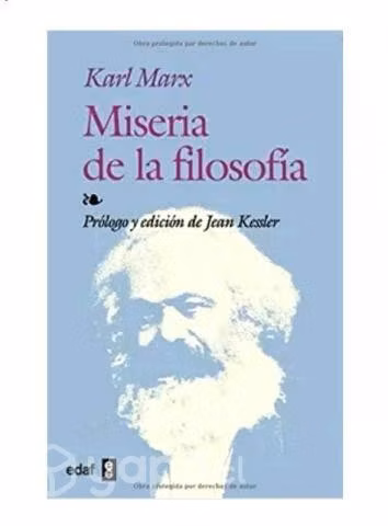 Miseria de la filosofía - Karl Marx (NUEVO)