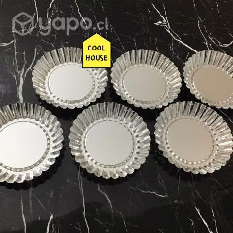 Set de 12 Unidades de molde para tartaletas 10x1