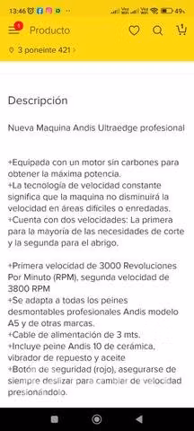 Andis ultraedged