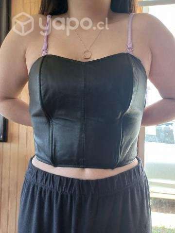 Top cuero 100% s/m - Imagen 3