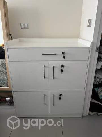 Mueble melamina blanco