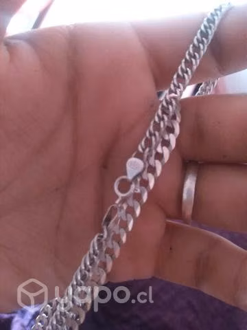 Cadena de plata italiana