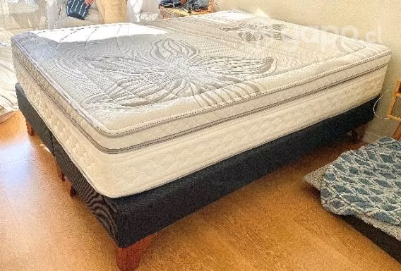 ROSEN: Cama Europea Colchón Art 4 de 2 Plazas