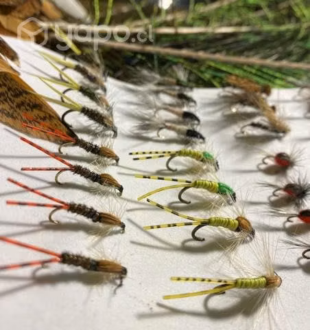 Moscas de pesca artesanales