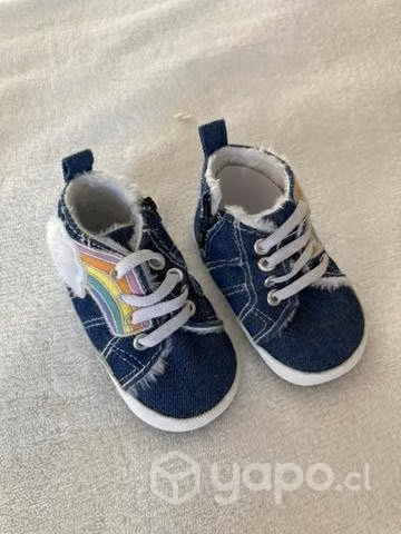 Zapatilla bebé niña jeans Pillin 3 a 6 meses