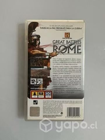 History Channel Great Battles of Rome para PSP
