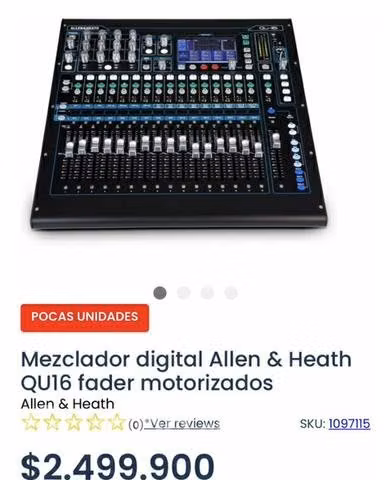 Mixer Allen & heath Qu16