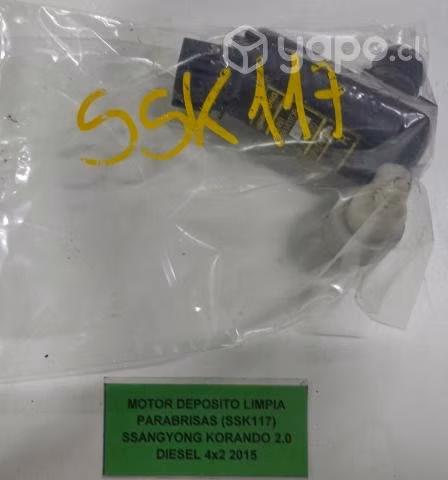 Motor Deposito Limpia Parabrisas (SSK117) SSangyon
