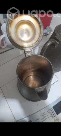 Jarrones de plata con bronce muy antiguos - Imagen 2