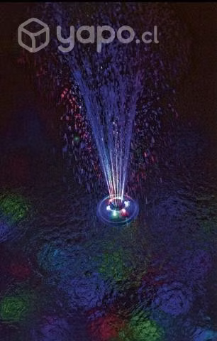 Fuente flotante led recargable, estilo pileta