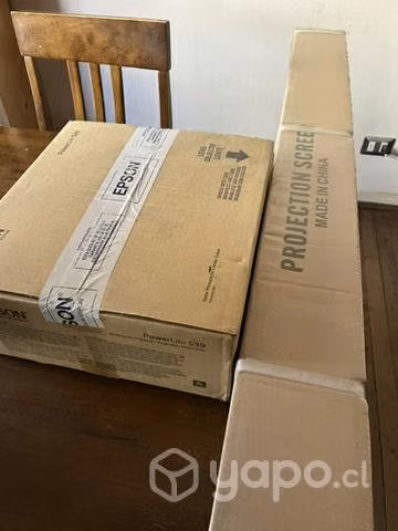 Proyector Epson S39,con telón , ambos sellados