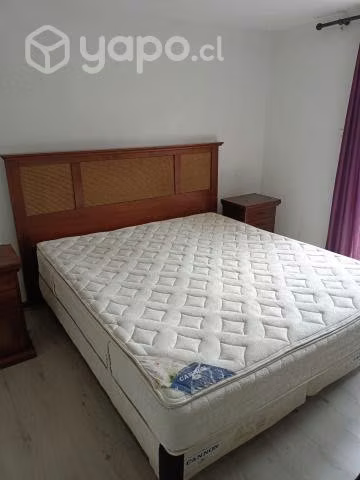 Cama king box spring Cannon + veladores - Imagen 2