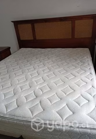 Cama king box spring Cannon + veladores - Imagen 4