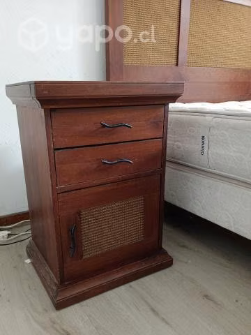 Cama king box spring Cannon + veladores - Imagen 5