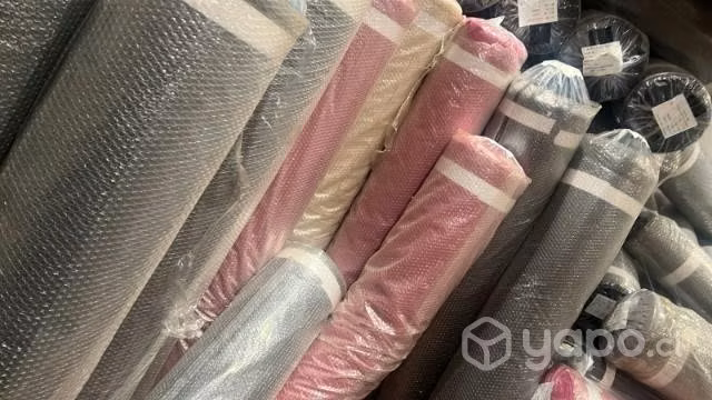 Rollos de tela de felpa varios colores
