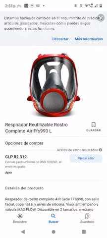 Full face nuevo marca air